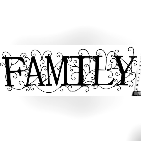 Other - Metal Family Tree Branch Wall Decoration 39”